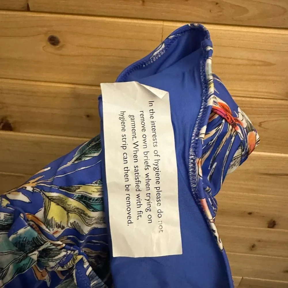 NWOT Fantasie Size 32DD Burano Underwire Plunge Tropical One Piece Swimsuit
